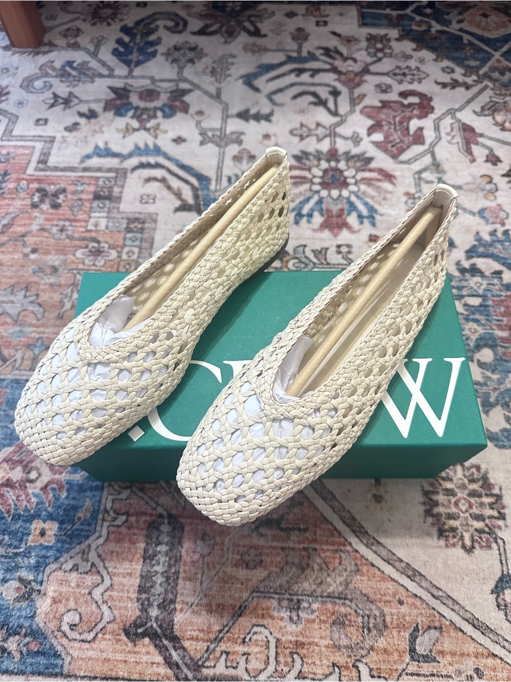 Leather Woven Quinn Ballet flat Size 6.5